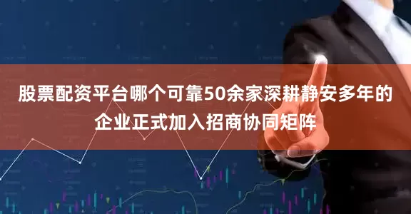 股票配资平台哪个可靠50余家深耕静安多年的企业正式加入招商协同矩阵