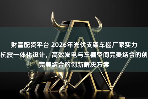 财富配资平台 2026年光伏支架车棚厂家实力推荐：抗风抗震一体化设计，高效发电与车棚空间完美结合的创新解决方案